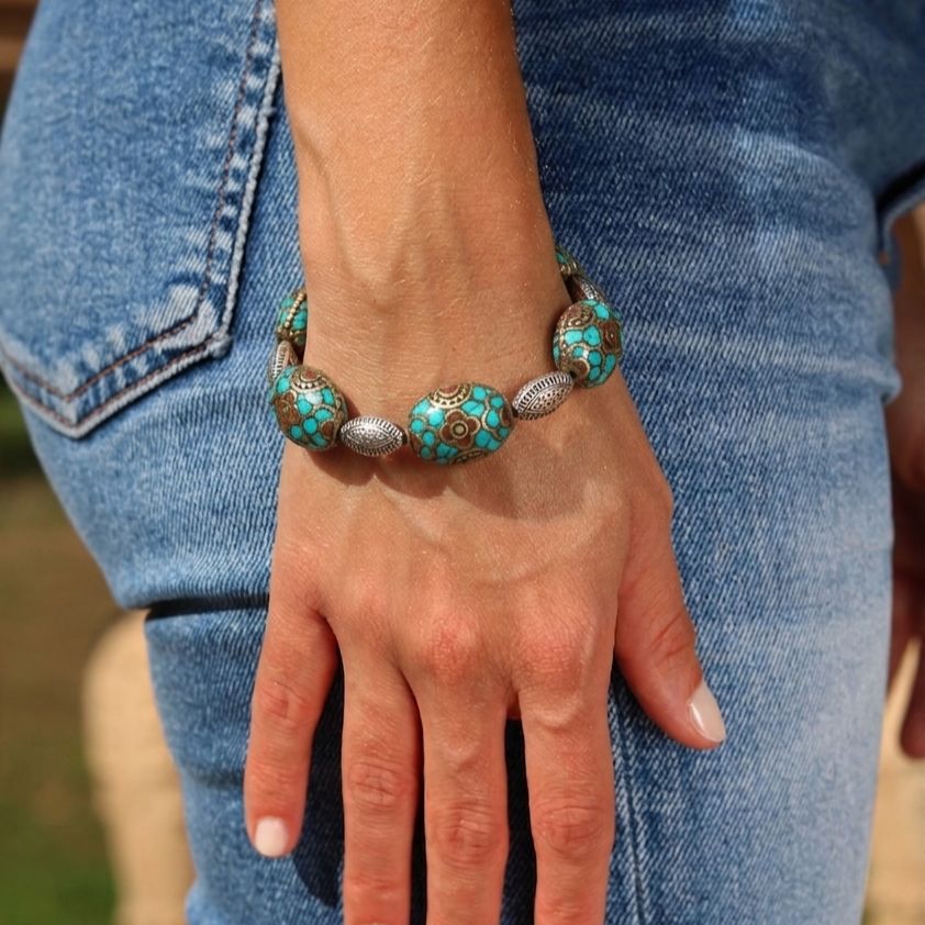 17.Altea – Bracciale in Pasta di Turchese