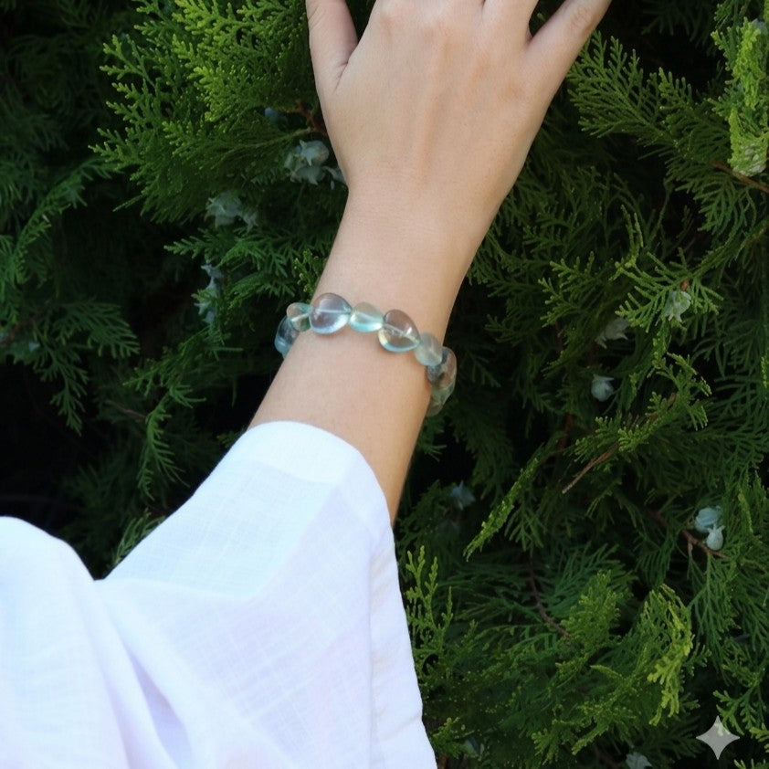 11.Edera - Bracciale in Fluorite
