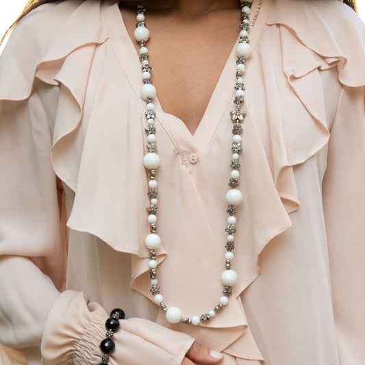 08.Alba – Collana in Agata Naturale